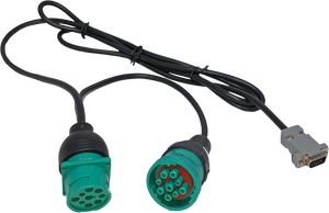 Calamp jPod to J1939 Type-II, Y Pass-Through Cable (New Green Cable) (5C992-2)
